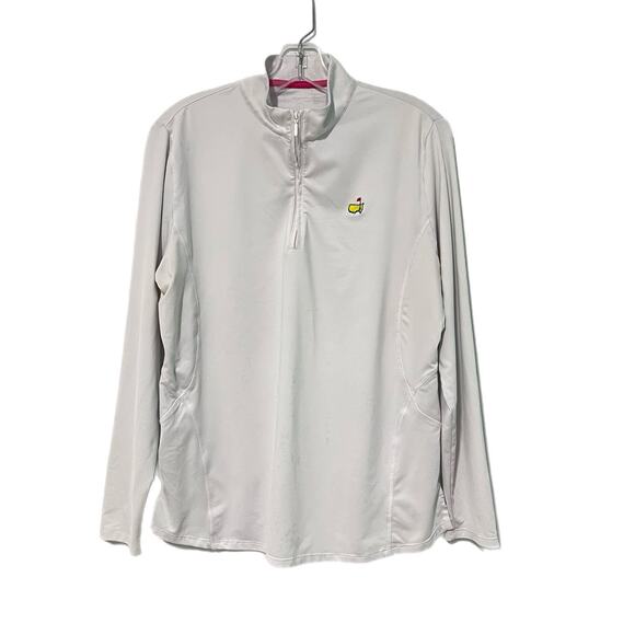 Magnolia Lane Tech Women's Large White Golf Masters 1/4 Zip Pullover Performance - Picture 1 of 9